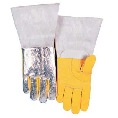 High Heat Welding Gloves, Top Grain Cowhide, X-Large, Buck