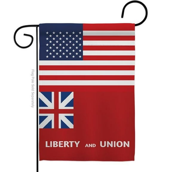 Americana Home & Garden G142843-BO 13 x 18.5 in. USA Taunton American Historic Vertical Garden Flag with Double-Sided House Decoration Banner Yard Gift