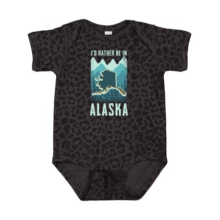 

Inktastic Alaskan Rather Be in Alaska Gift Baby Boy or Baby Girl Bodysuit