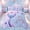 Pink Purple A, variant on meiyoeat Mermaid Princess Scale Twin Comforter Sets for Girls, Sparkle Initial T Bedding Set for Kids, Purple Blue, Pink Reversible 2 Pieces, 1 Comforter and 1 Pillowcase