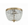 thumbnail image 2 of Crystorama Lighting Nola 2 Light Vibrant Gold Ceiling Mount - 11.5"W x 8.5"H, 2 of 10