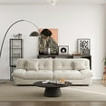 thumbnail image 5 of Sodrens 105" Modern Cloud Sofa,Velvet Couch,3-Seat Sofa for Living Room,Apartment and Small Space,Beige, 5 of 10