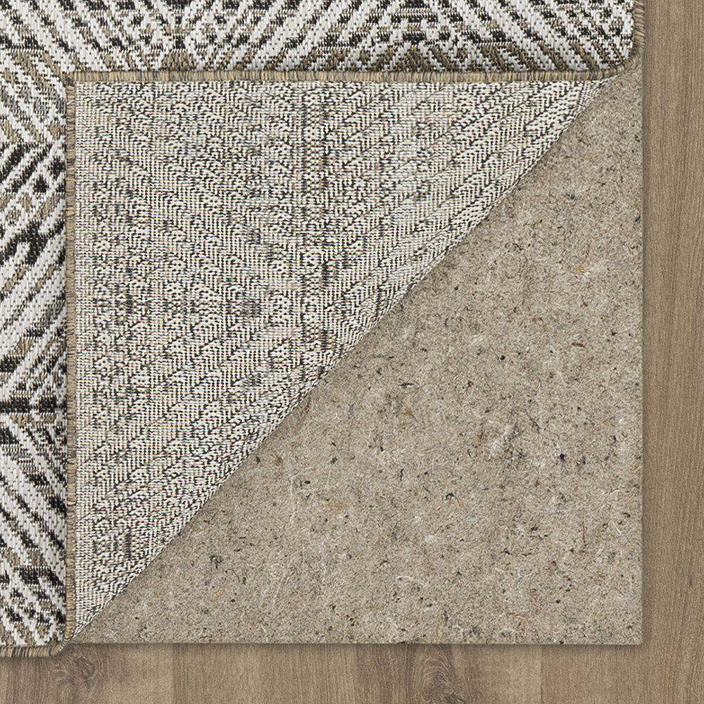 Mohawk Home Taos Geometric Outdoor Area Rug, Dark Grey, 10' x 13'