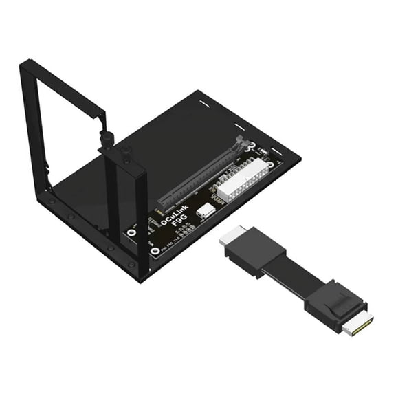 NEW F9G-F9934-BK7 OCuLink Interface External Graphics Card Expansion Dock Male to Cable ATX Type PCIe4.0 64Gbps 50CM