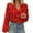 a-Red5113, variant on Women's Carnival Solid Color Bell Long Sleeve T Shirts Deep V Neck Wrap Patterned Relaxed Fit Blouse For Party Night Out Casual Daily Wear Outdoor Activities Fashionable Tops