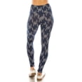 thumbnail image 2 of Long Yoga Style Banded Lined Multi Printed Knit Legging With High Waist, 2 of 6