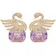 thumbnail image 1 of Pendientes de Aguja de Plata Temperamento Versátil Pendientes de Cristal Personalidad Femenina Moda Oreja Joyería, 1 of 5