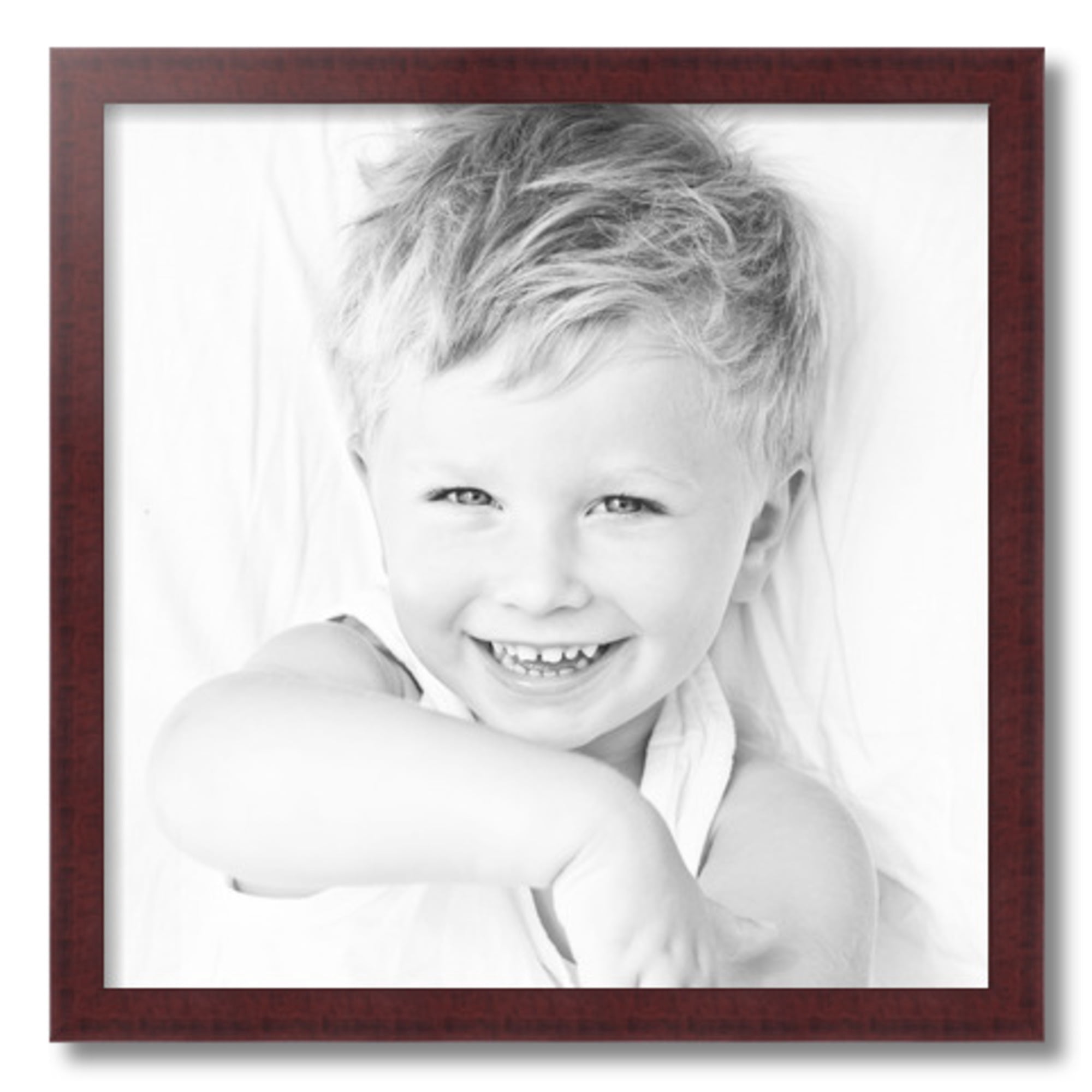 ArtToFrames 20" x 20" Cherry Picture Frame, 20x20 inch Red MDF Poster Frame (WOM-4643), 1 Pack