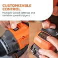 thumbnail image 2 of BLACK+DECKER 20V MAX* POWERCONNECT Cordless Brushless Drill/Driver and Impact Driver Combo Kit (Battery & Charger Included), 2 of 4