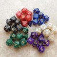 thumbnail image 3 of Dados Trpg resistentes y versátiles para juegos de rol, dados de plástico acrílico, múltiples colores, duraderos, de alta calidad, 3 of 4