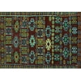 thumbnail image 1 of Ahgly Company Indoor Rectangle Southwestern Light Blue Country Area Rugs, 5' x 8', 1 of 4