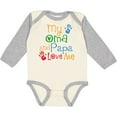 thumbnail image 3 of Inktastic My Oma and Papa Love Me Boys or Girls Long Sleeve Baby Bodysuit, 3 of 5