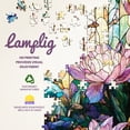 thumbnail image 6 of Lamplig 1000 Piece Puzzles for Adults, Stained Glass Lotus Adult Puzzle 1000 Pieces, Jigsaw Puzzles with Letters on Back , Home Decor Gift for Adults, 27.6" L X 20.5" W, 1:1 Poster, 6 of 9