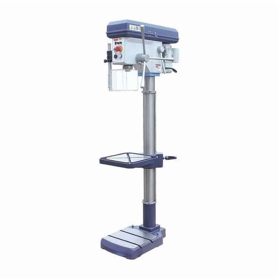 Floor Drill Press, Belt Drive, 1 hp, 115V AC V, 15 3/4 in Swing, 16 Speed