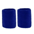 thumbnail image 5 of 2Pcs Sports Basketball Unisex Cotton Sweat Band Sweatband Wristband Wrist Band blue, 5 of 8