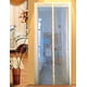 thumbnail image 4 of Cortina de puerta antimosquitos con velcro silencioso y borde cosido a rayas, autoadhesiva, suave, magnética, para verano, 4 of 4