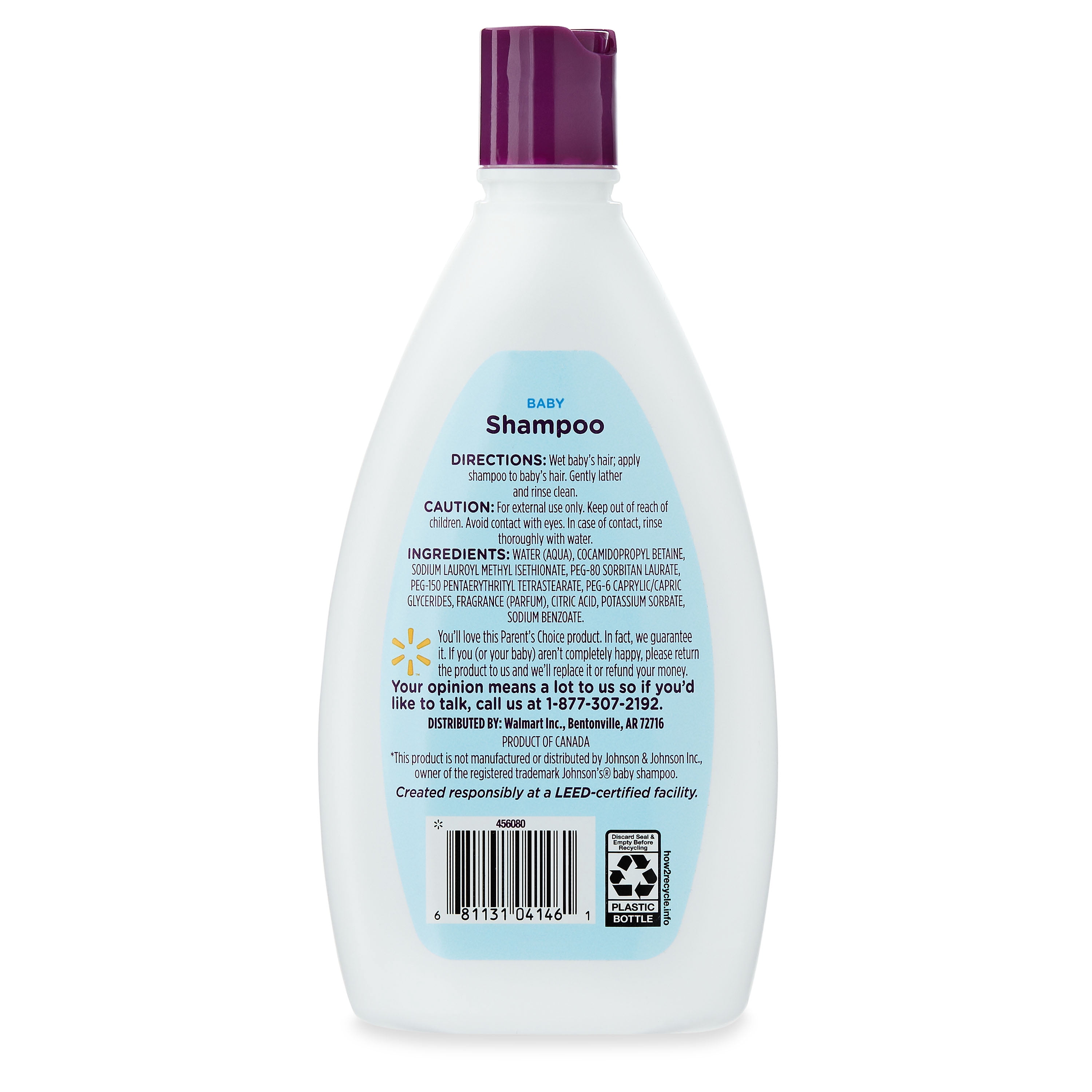 Parent's Choice Baby Shampoo, 13.6 oz