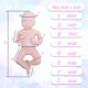 thumbnail image 4 of Muñeca Reborn YaluoQian de silicona realista de cuerpo entero, 4 of 6