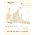 thumbnail image 6 of SHARICCA Plus Size Womens Wireless Bra Comfort Full Coverage Seamless Jelly Bras, 6 of 6