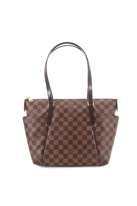 Pre-Owned Louis Vuitton Damier Totally PM Tote Handbag, Ebene Brown, N41282
