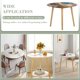 thumbnail image 3 of Amor joven-theme Fitted Round Tablecloths Elastic Edged Table Covers Waterproof Table Cloth for Kitchen Holiday Party Tables Decor 120cm, 3 of 6