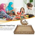 thumbnail image 4 of Bandeja de Eid Mubarak, plato de madera para decoración de mesa de Eid Mubarak, bandeja de postres y pasteles para decoración de Ramadán para fiestas islámicas, dulces, pasteles y galletas, 4 of 5