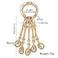thumbnail image 4 of Unisex Metal Skeleton Bracelet Accessories Gothic Bracelet Halloween Gift, 4 of 4