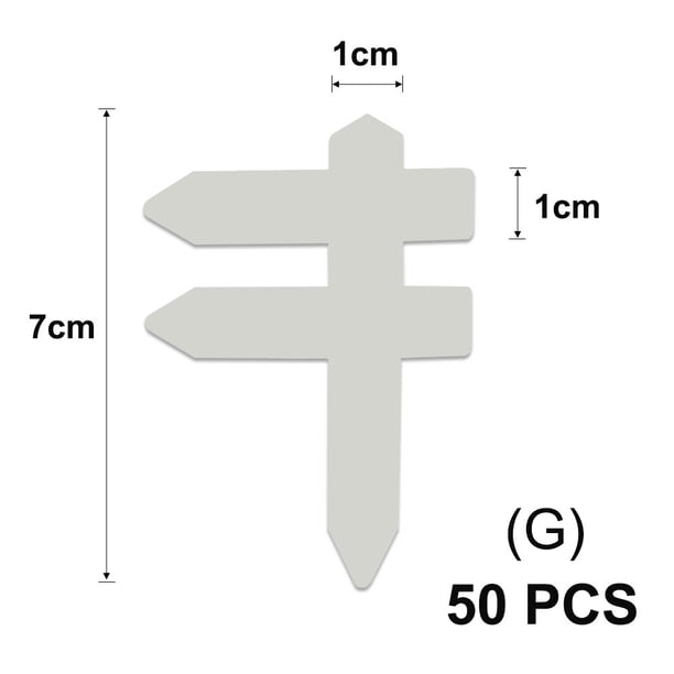 High Quality Variety White Plastic Garden Plant Tags Re-Usable Waterproof Planting Label Nursery Flower Nursery Potted Stakes He Qiyong unisex