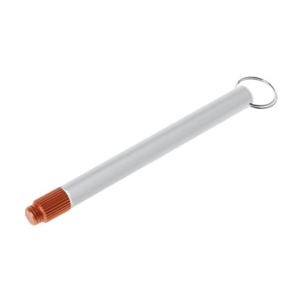 Afilador de cuchillos de bolsillo de acero inoxidable Plata