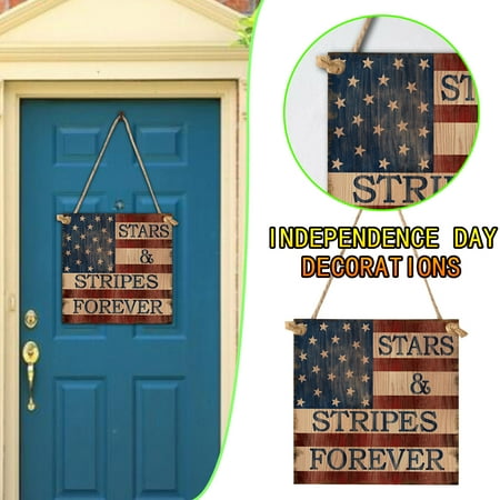 

Clearance Deals! JERDAR Room Decor Independence Day Wooden Pendant Wooden Pendant Home Window Hotel Decoration Multicolor Home Decor Bathroom Bedroom Decor Aesthetic Room Decor
