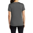 thumbnail image 2 of Mafoose Women's Short Sleeve Posi-UV Pro Scoop Neck Tee Dark Smoke Grey 2X-Large, 2 of 5