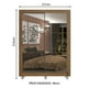thumbnail image 3 of Ropero Closet Madesa Dallas Plus 2 Puertas Corredizas con Espejo 4 Cajones y Pies MM, 3 of 5