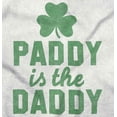 thumbnail image 2 of Funny St Patricks Paddy is the Daddy Hoodie Sweatshirt Women Brisco Brands L, 2 of 2