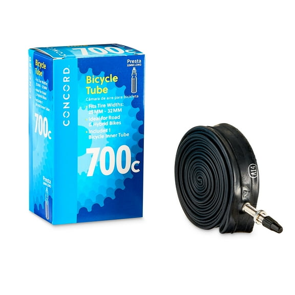 Concord Replacement Bicycle Inner Tube, 700c x 25/32