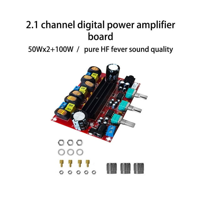 VONKY Carte Amplificateur PCB Portable Professionnelle Détachable Volume Réglable Haut-Parleur Subwoofer Module d'Amplification Pièce Accessoires Type 1