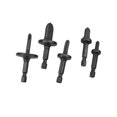 thumbnail image 5 of Juego de 5 herramientas de abocardado shaofei para tubos de cobre color negro, 5 of 5