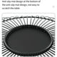 thumbnail image 2 of Inteprter Elegante frutero de metal, complemento elegante para la cocina, cesta de alambre de Metal para frutas y verduras, cesta de frutas Cocina y Comedor negro, 2 of 6