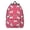 Unicorn and Stripe, variant on Unicorn and Wing Pink Pattern Backpack for School, Cute School Bag with Adjustable Shoulder Straps and Padded Back, 15.7"x11.8"x5.5"