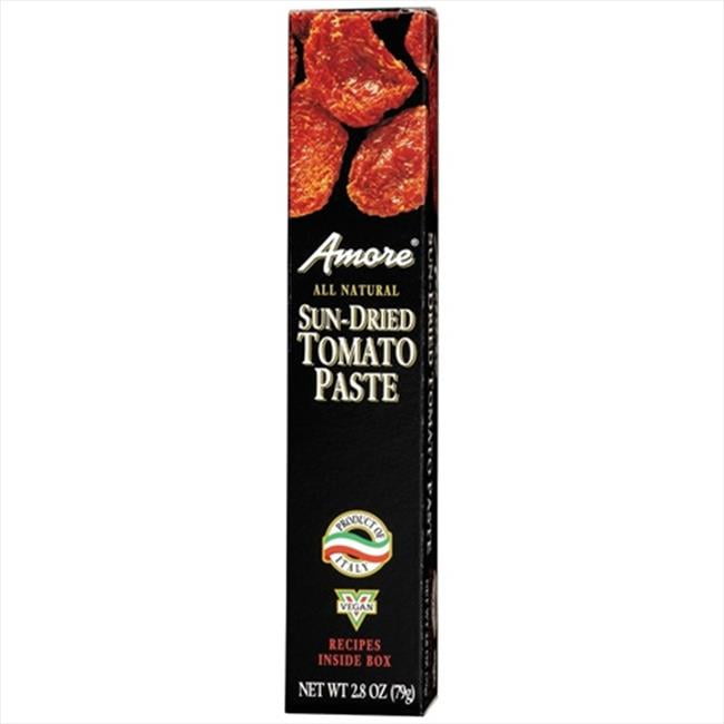 Amore Sun Dried Tomato Paste Tube 2. 8 Oz Pack of 12