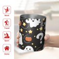 thumbnail image 5 of 12oz Coffee Tumblers Halloween Ghosts with Pumpkins and Stars Stainless Steel Vacuum Insulated Travel Tumbler Coffee Cups Mug with Lid and Straw with Cleaning Brush for Cold & Hot Drinks, 5 of 5