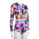 thumbnail image 4 of Traje De Baño De Una Pieza De Manga Larga Para Mujer Traje De Baño Floral Con Estampado Inalámbrico (Xl)-193990.03 Tmvgtek Mujer, 4 of 9