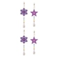 thumbnail image 4 of Yuarrent 2 piezas adultos niños diamantes de imitación pintura llavero llavero accesorios Type3 NO3, 4 of 6