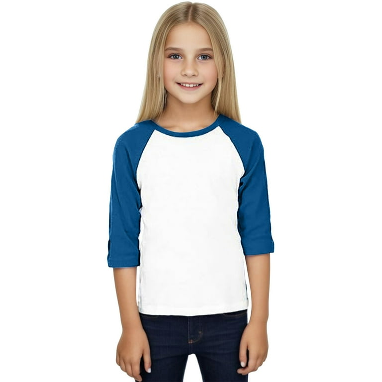 トップス Raglan long sleeved tshirt blue ZCFZJW Raglan Long Sleeve T-Shirts for Men Big and Tall Regular