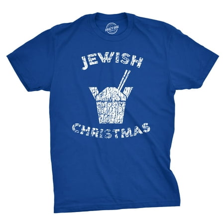 Nerdy Christmas Jewish Christmas Funny Chinese Take Out T shirt Nerdy Holiday Tee for Guys ()