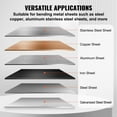 thumbnail image 4 of VEVOR 36" Box and Pan Brake, 0-130° Portable Sheet Metal Bender, 20/14 Gauge Capacity with Power Handle, 4 of 9