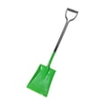 thumbnail image 2 of Pala multiusos de PVC en forma de D, longitud del mango 98 cm, ergonómica, verde, resistente a chispas para manipulación de materiales, ligera, 2 of 8