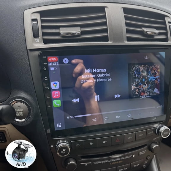 For 2006-2012 Lexus IS250 IS350 Android 15 4 64GB Apple CarPlay Car Stereo Radio GPS Navi