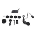 thumbnail image 2 of Intercomunicador Bluetooth, V6‑1200 Intercomunicador inalámbrico para casco de motocicleta Intercomunicador Bluetooth inalámbrico para motocicleta diseñado para profesionales, 2 of 9
