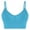 Light Blue, variant on Antinious Women Wireless Bras Sports Backless Solid Striped Everyday Supportive