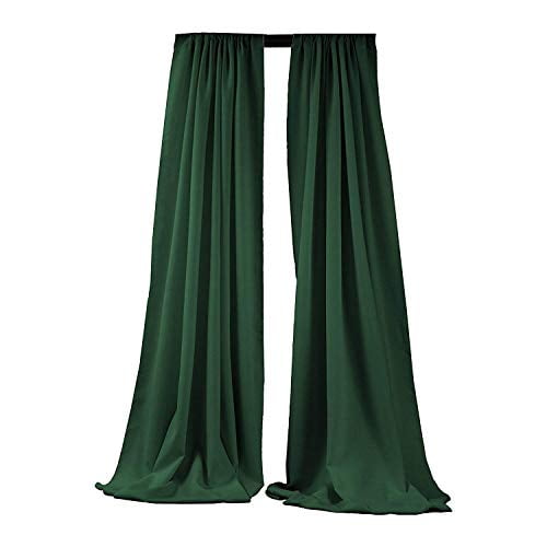 Seamless 10 Feet Wide by 15 Feet High Polyester Backdrop Drape Curtain Panel - 10 Ft Wide by 15 Ft High Sage